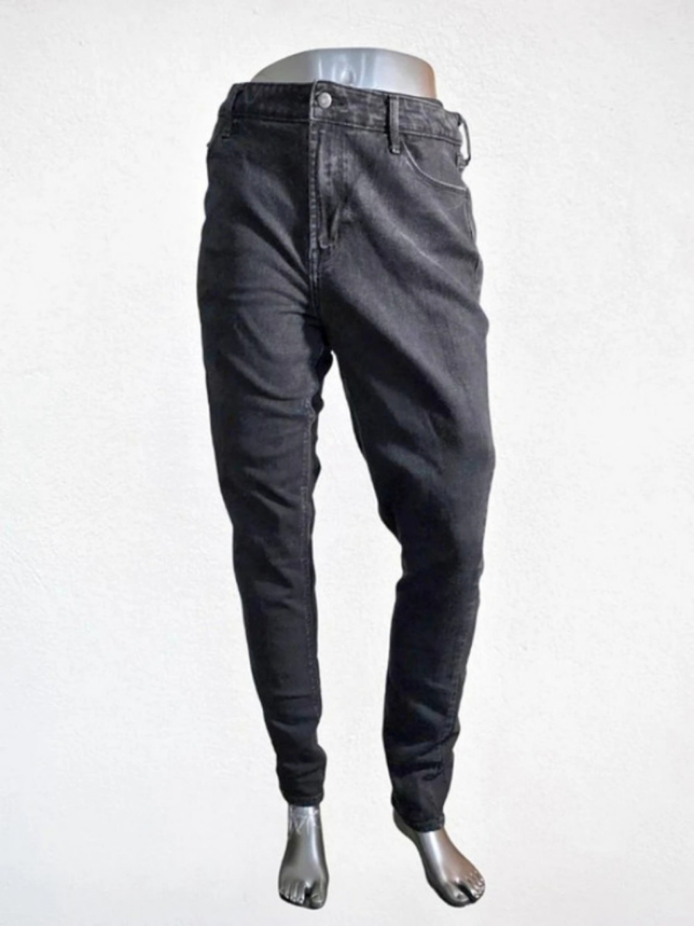 Old Navy The Rockstar Mid-Rise Super-Skinny Jeans Women's Black Skinny Jeans
